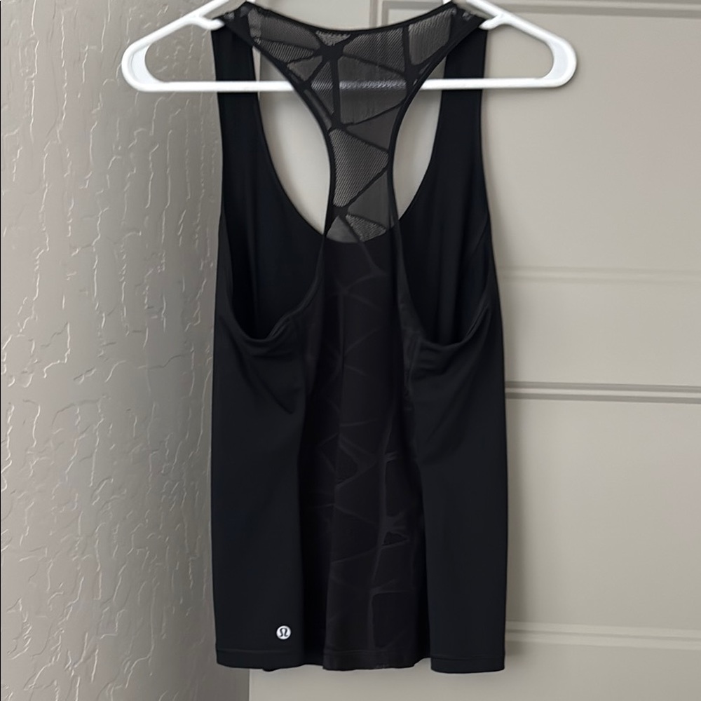 Black Racerback Tank Top - Picture 2 of 3